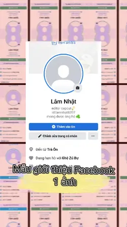 mẫu gt Facebook