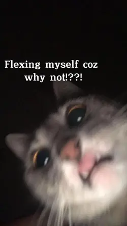 Flexing myself
