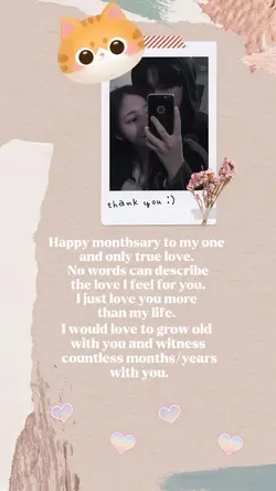 Happy monthsary