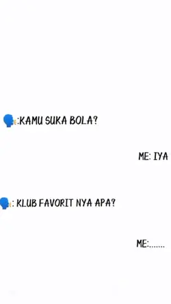 kamu suka bola?
