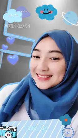 stiker biru