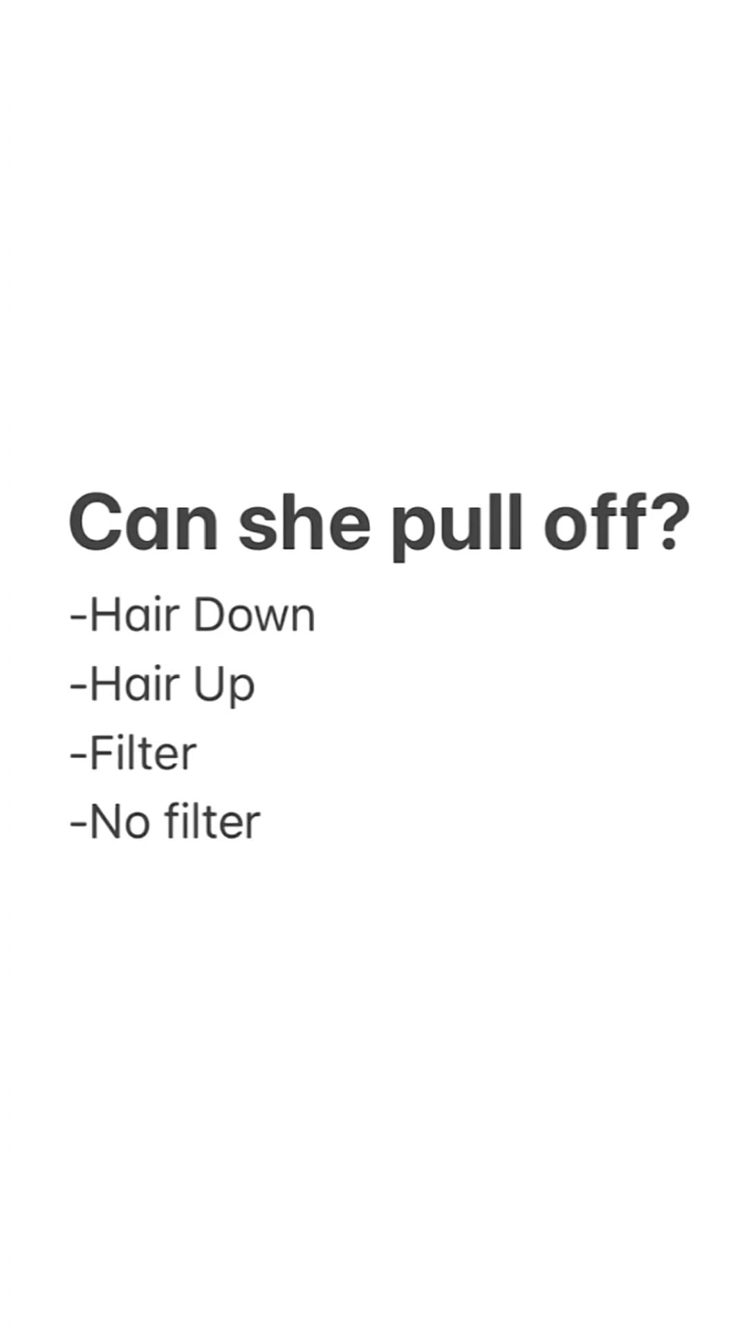 Can she pull off?