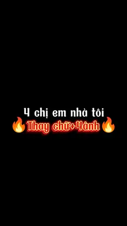 4 chị em nhà tôi