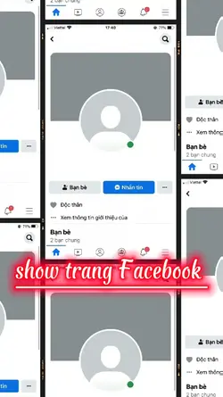 show trang Facebook 