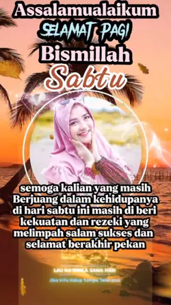 selamat pagi sabtu