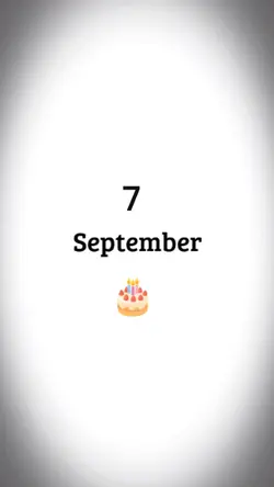 HBD 7 September 2022