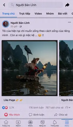 Mẫu pagefb +stt