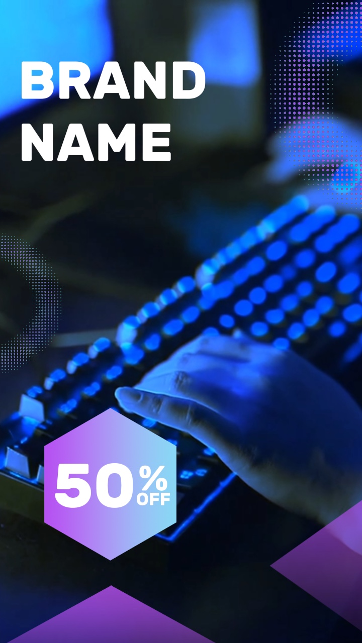 Futuristic Electronic Display Promo