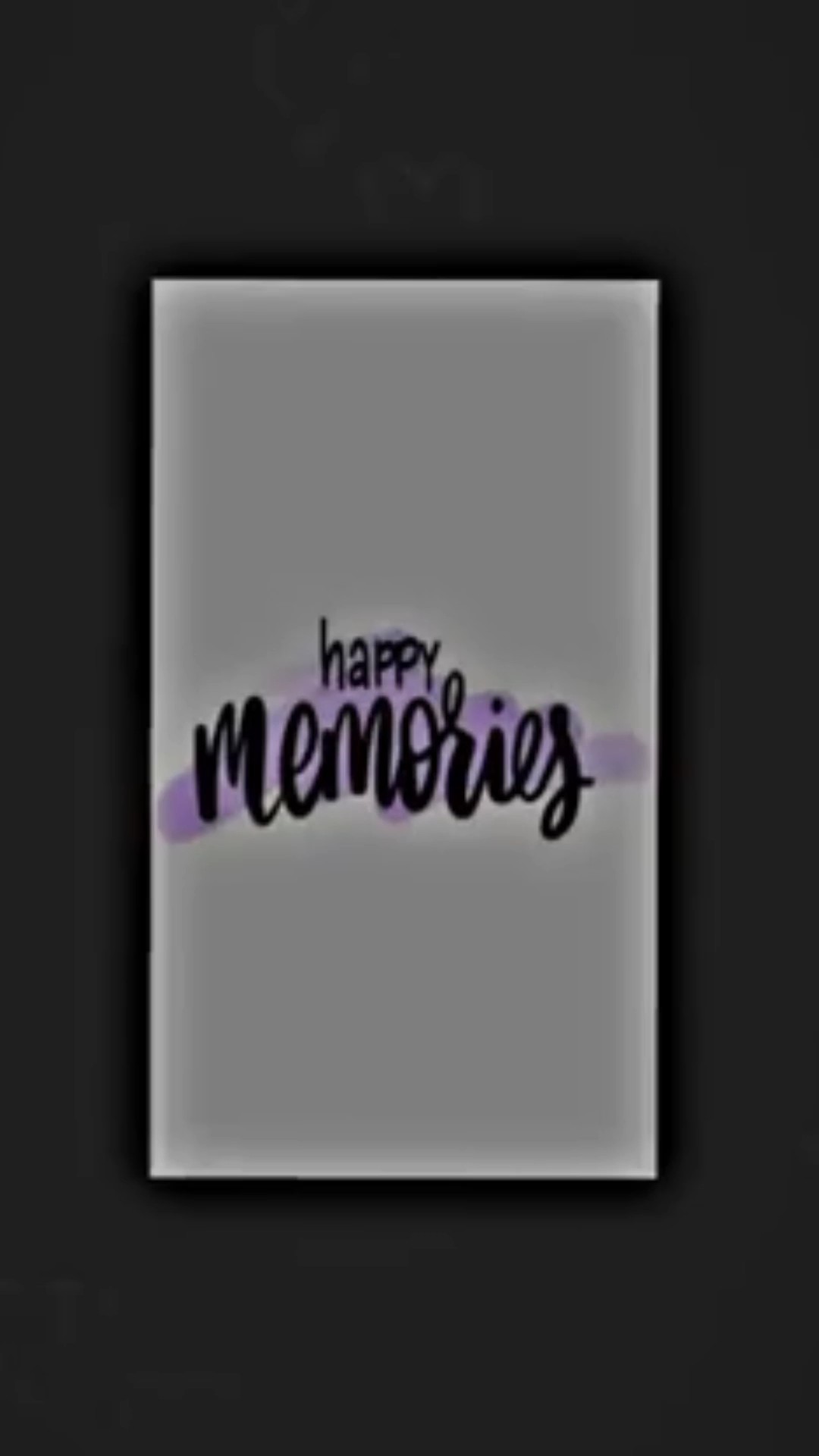 happy memories