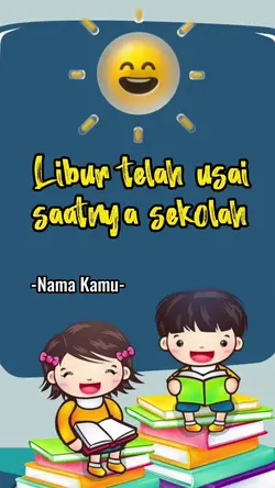 Libur telah usai