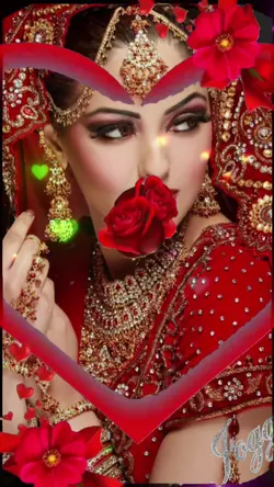 red indian bride