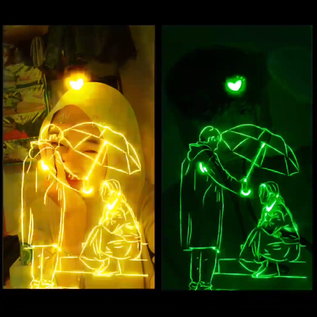 # Sobreposição neon