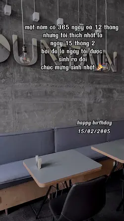 Mẫu sinh nhật