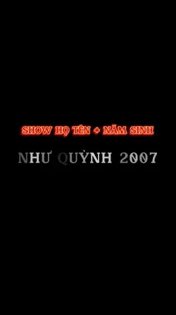 Show họ tên+năm sinh