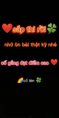 chúc các bn thi tốt