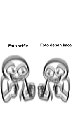 Selfie vs Depan kaca