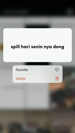 spill hari senin