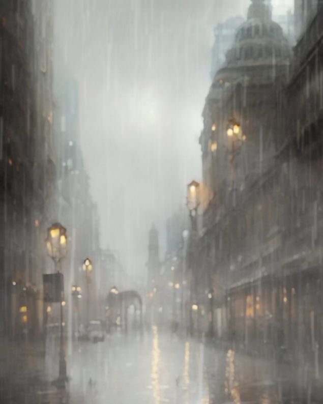 Regen und Donner 