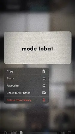 mode tobat