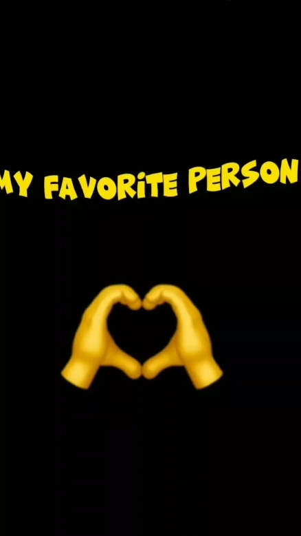 # minha pessoa favorita