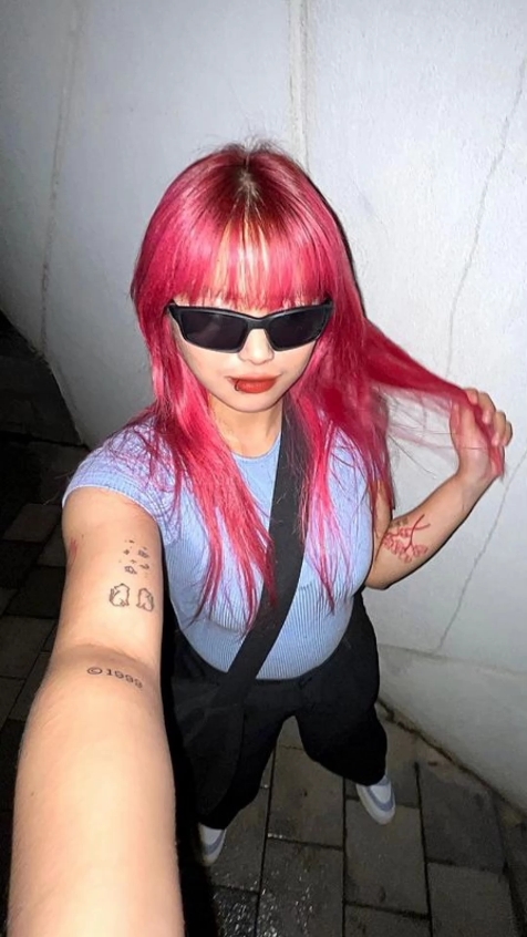 Tendência de cabelo ruivo