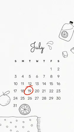 happy birthday 19/07