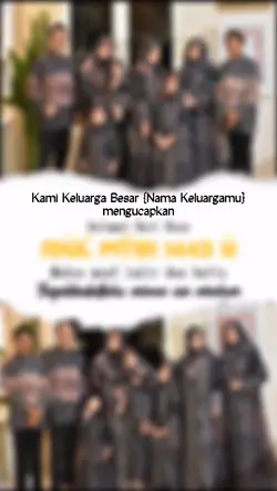 UCAPAN KLUARGA BESAR
