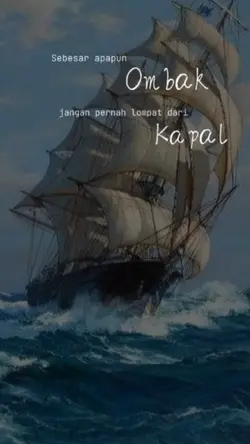 ombak dan kapal