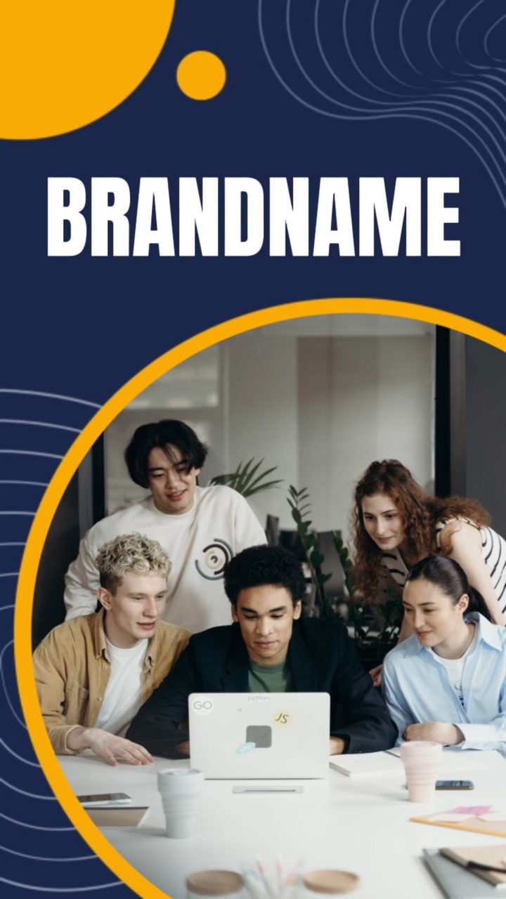 Online course website ad