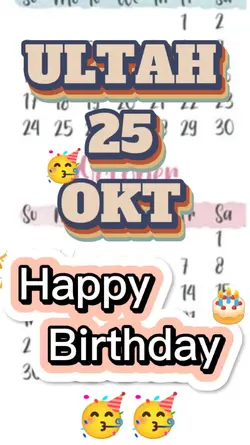 Ultah 25 oktober