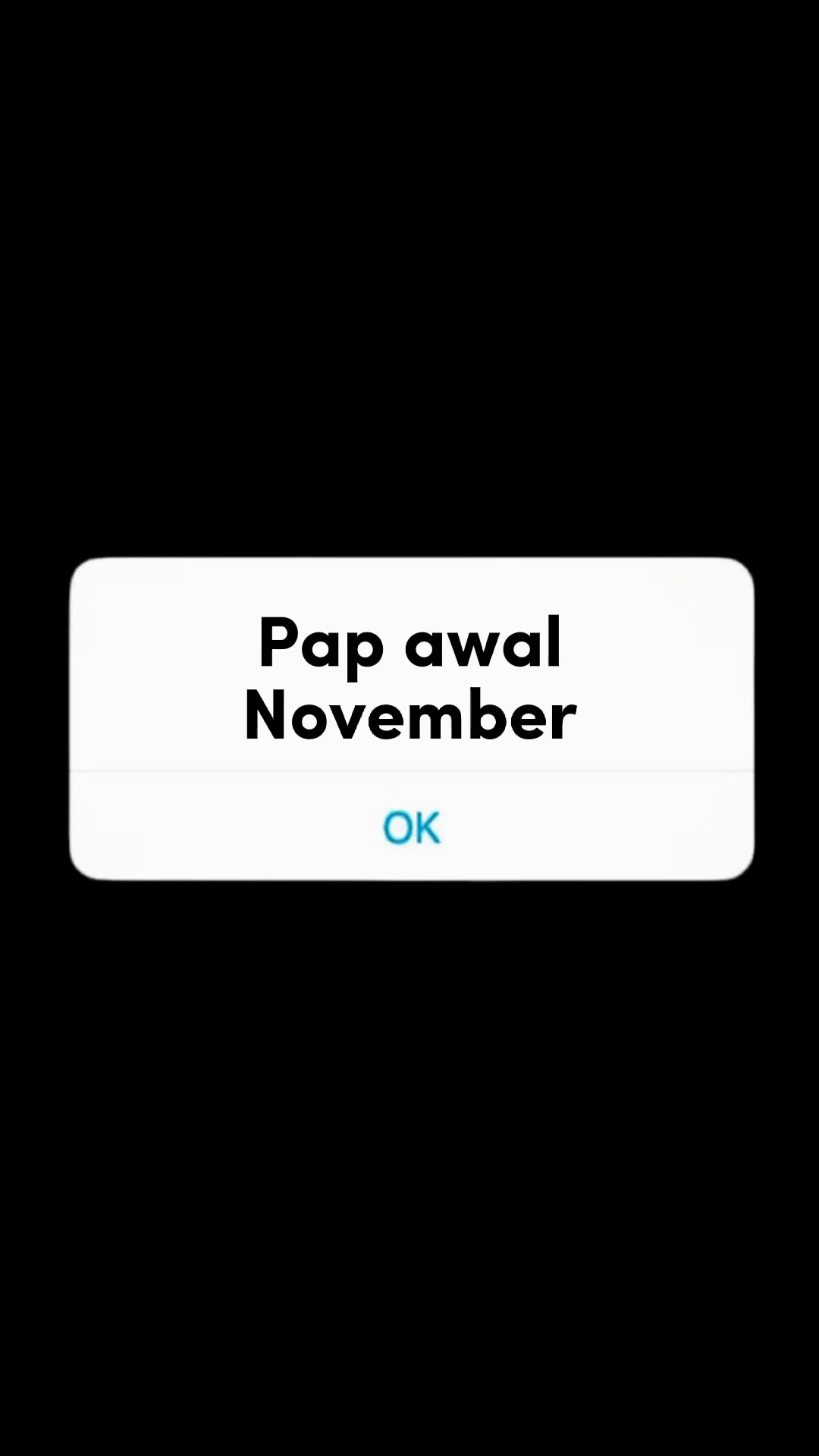 Pap awal novembro