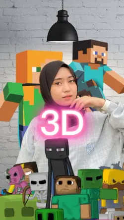 #3D Minecraft nih