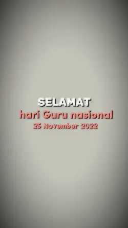 Selamat hari guru