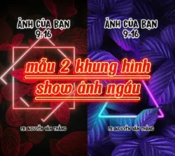 mẫu 2 khung hình