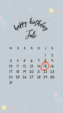 HBD 15 Juli 2022