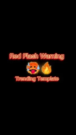 Red Flash Warning 