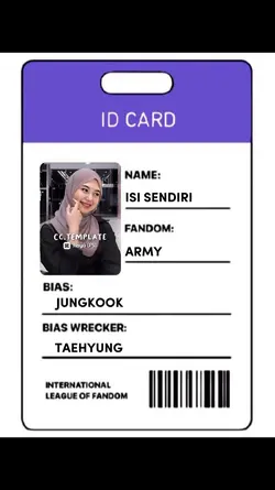 TREND ID CARD KPOP