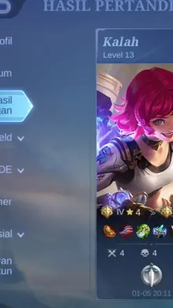 History Pertandingan