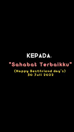 Happy Bestfriendday
