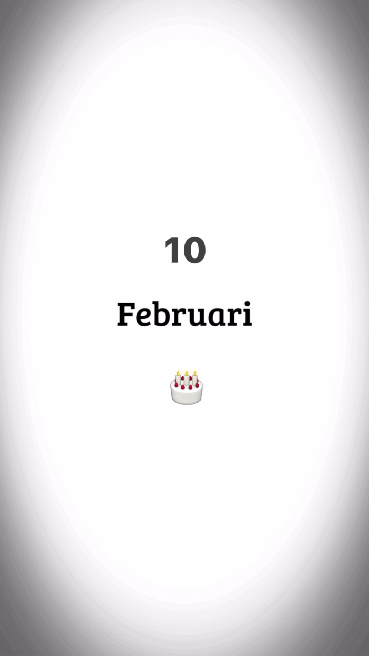 HBD 10 de fevereiro 🎂