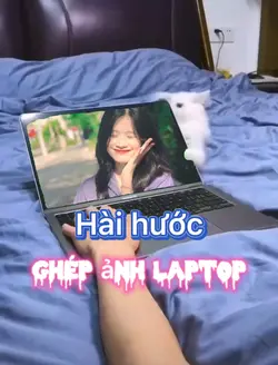 Ghép ảnh laptop💚