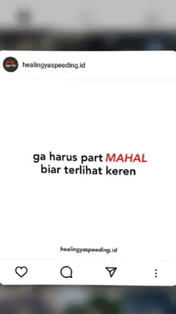 gak harus part mahal
