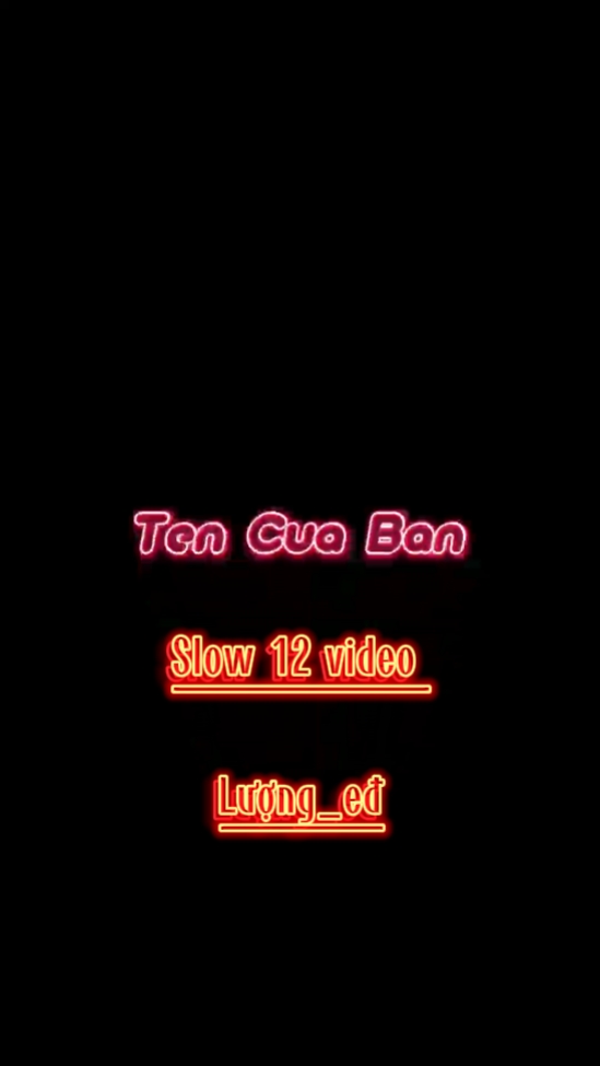 Video lento de 12