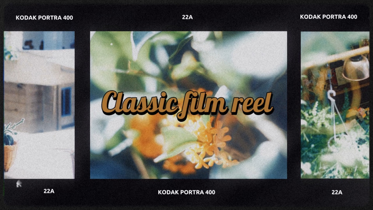 Classic film reel