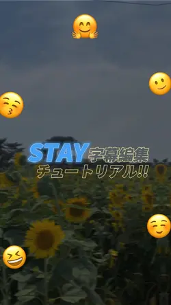 STAY字幕編集チュートリアル