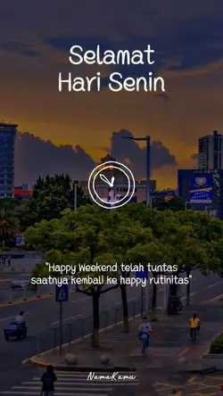 Selamat hari Senin 