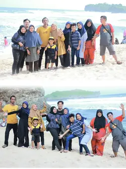 Liburan with fam