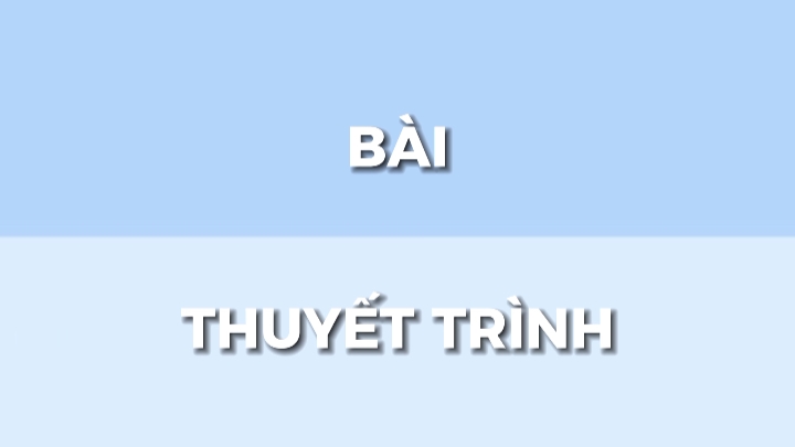 Bài thuyết trình 