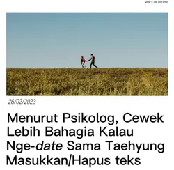 Teks bisa diganti ya