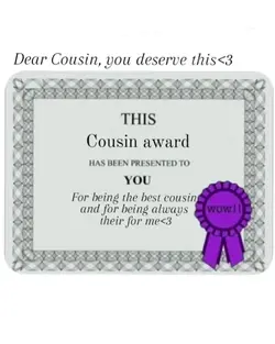 #Cousinaward